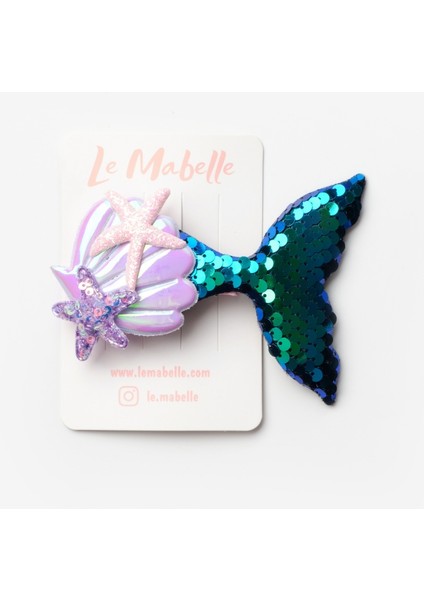 Petrol Pullu Deniz Kızı Kız Çocuk Klips Toka modelleri