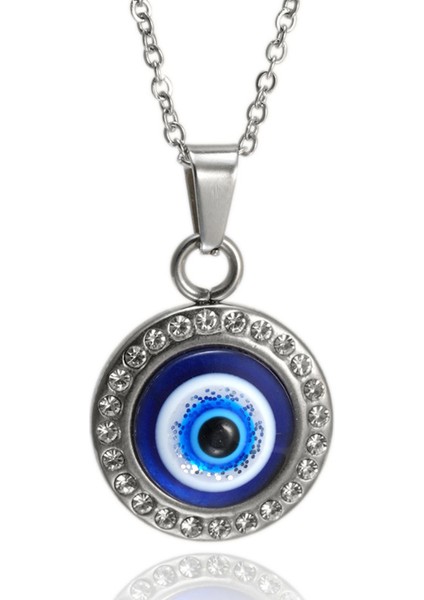 Kolye Islam Türk Mavi Gözler Kolye Kolye Kadınlar Için (Yurt Dışından)