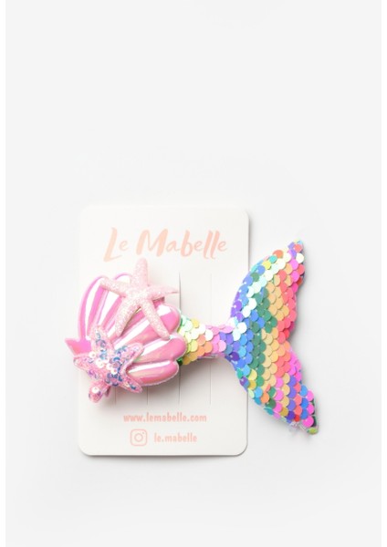 Çok Renkli Pullu Deniz Kızı Kız Çocuk Klips Toka modelleri