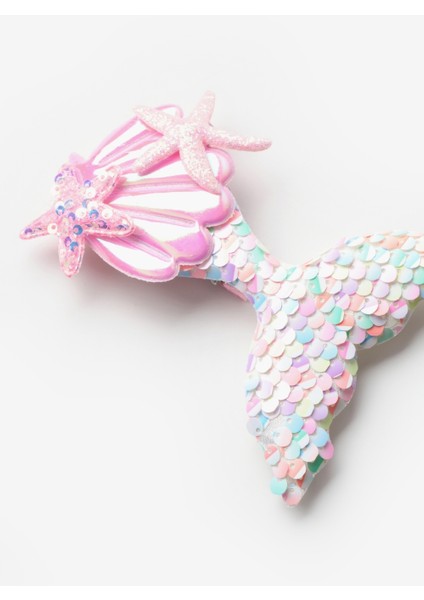 Ekru Pullu Deniz Kızı Kız Çocuk Klips Toka fırsatları