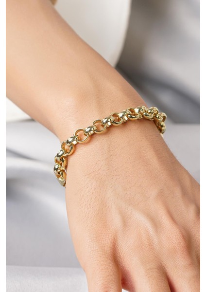 14 Ayar Altın Doch Zincir Bileklik 7.80 mm modelleri