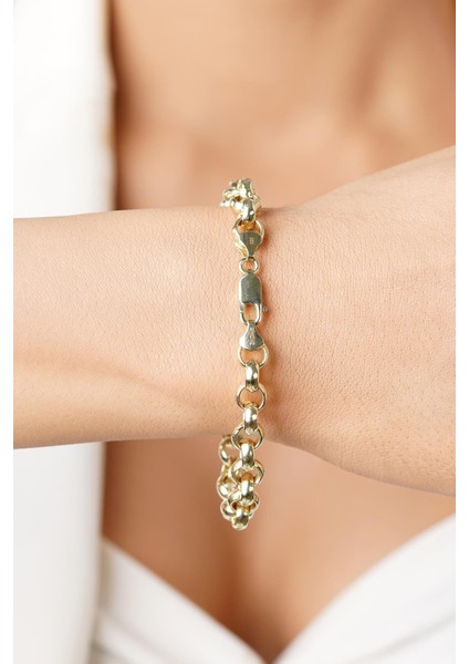 14 Ayar Altın Doch Zincir Bileklik 7.80 mm indirimleri