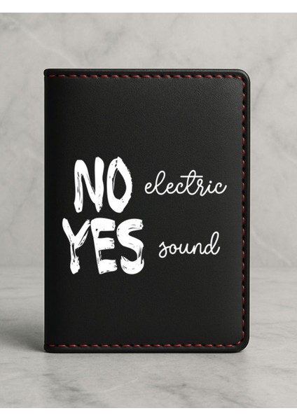 Ruhsat Koruyucu Baskılı Kart Bölmeli Siyah Vinlex Deri Ruhsat Kabı Kılıfı No Electric