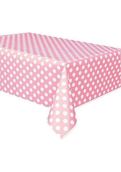 Pembe Puantiyeli Masa Örtüsü fiyatları