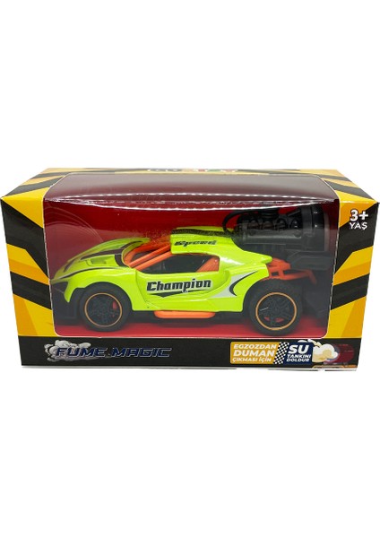 Spray Fonksiyonlu Pilli Metal Çek Bırak Araba Sesli Işıklı Yeşil indirimleri