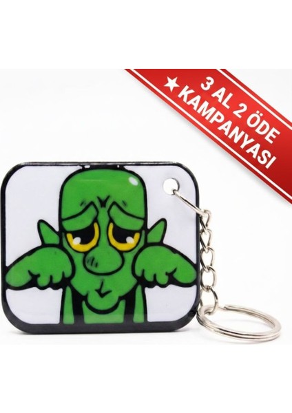 Clash Royale Ağlayan Goblin "mimimi" | Sinsi Golem (Sneaky) Emoji Anahtarlık - 3D Baskı Oyun Aksesuarı