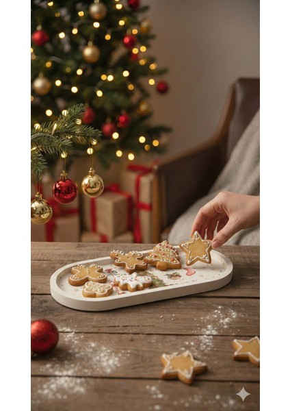 Christmas Yeni Yıl Yılbaşı Serisi - Beton ve Soya Hediye Seti 4 Parça | Flow Collection fiyatları