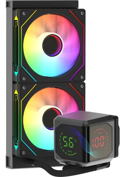 Sıght Pro 240B Argb Curved Ekran 240MM Siyah Işlemci Sıvı Soğutucu GB-LCS-SP240B fiyatları