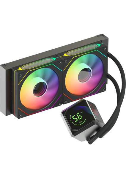 Sıght Pro 240B Argb Curved Ekran 240MM Siyah Işlemci Sıvı Soğutucu GB-LCS-SP240B fırsatları