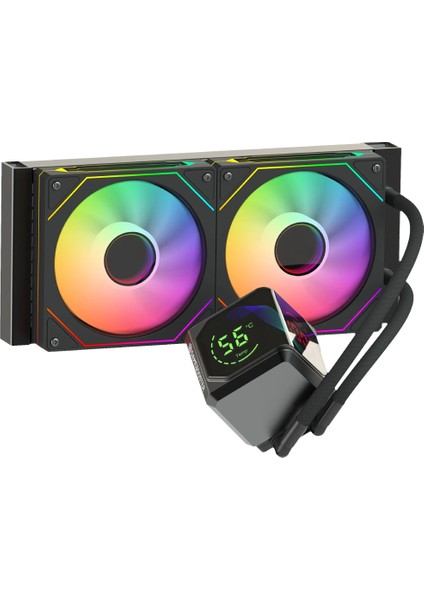 Sıght Pro 240B Argb Curved Ekran 240MM Siyah Işlemci Sıvı Soğutucu GB-LCS-SP240B indirimleri