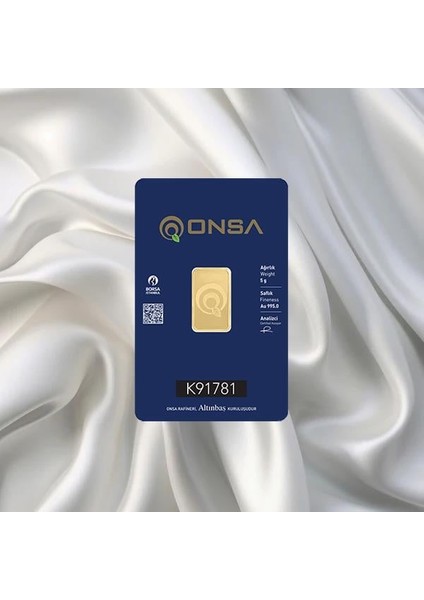 5 gr 24 Ayar Onsa Gram Altın fiyatları