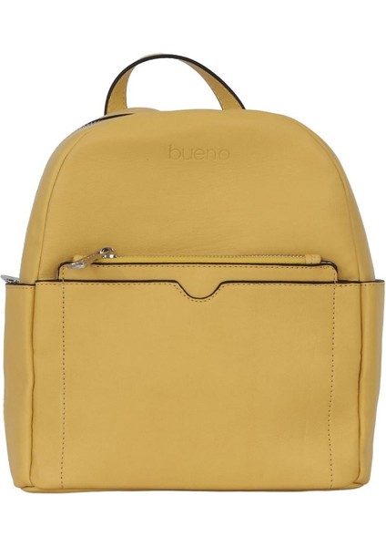 Sarı Deri Kadın Sırt Çantası 01WBE2611 01WBE2611