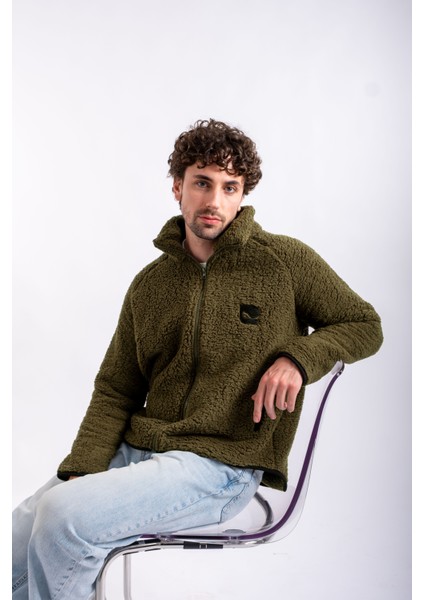 Boydan Fermuarlı Teddy Peluş Mont Erkek - C508 fiyatları