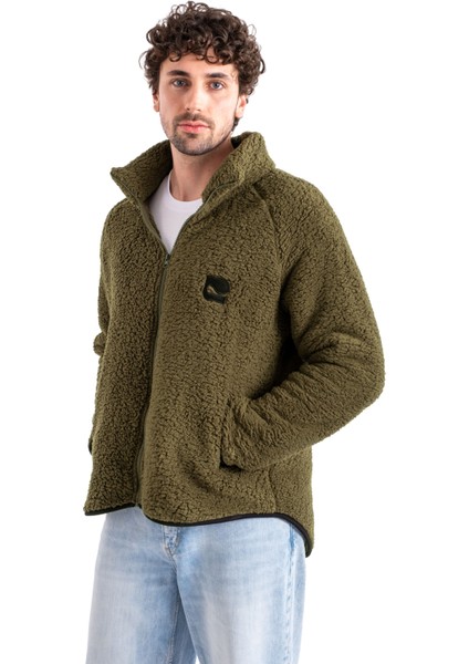 Boydan Fermuarlı Teddy Peluş Mont Erkek - C508 fırsatları