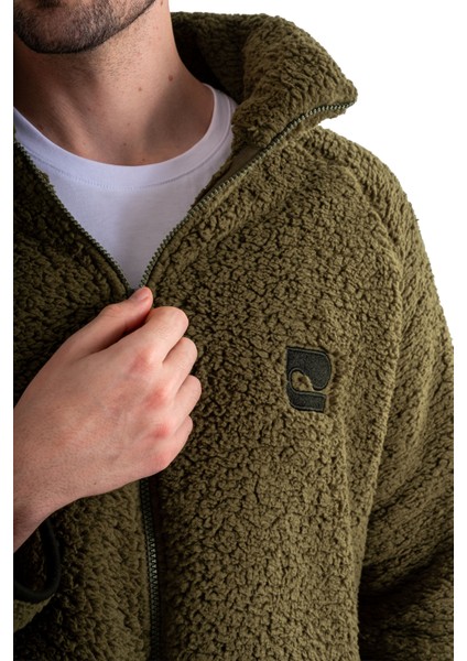 Boydan Fermuarlı Teddy Peluş Mont Erkek - C508 indirimleri