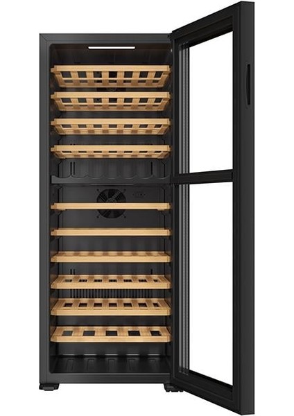Çift Bölmeli Şarap Dolabı ve Soğutucu (80 Şişelik) fırsatları