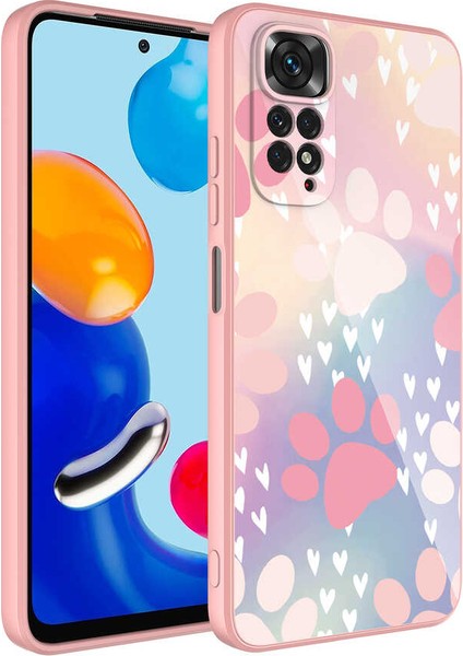 Xiaomi Redmi Note 11S Global Kılıf Kamera Korumalı Desenli Sert Silikon Vlmt Epoksi Kapak-No4