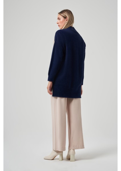 Taş Detay Angora Kazak Tunik 7002 Lacivert modelleri