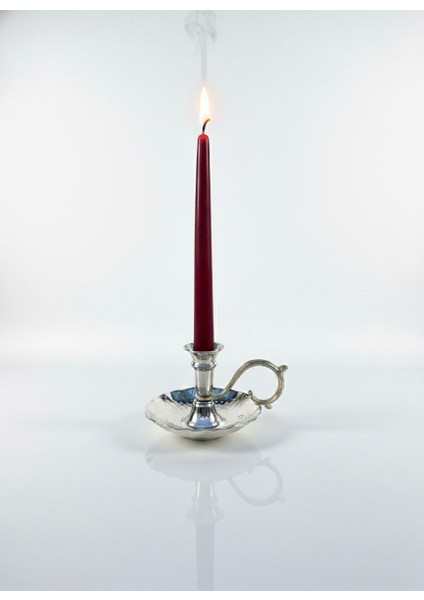 Bakır Kulplu Şamdan