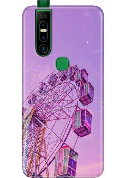 Infinix S5 Pro Kılıf Desenli Baskılı Tpu Rubber Kapak Dönme Dolap