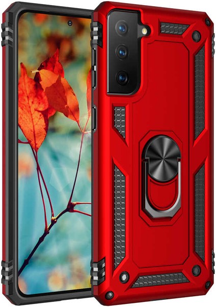 Galaxy S21 Fe Kılıf Vlmt Vega Kapak-Kırmızı modelleri