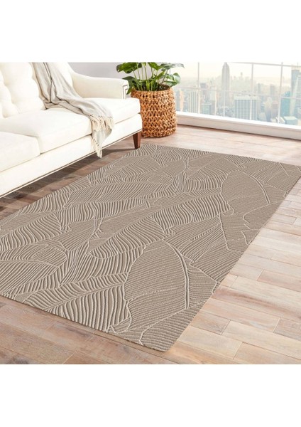 Rölyef Halı 120X180 Garden Bej