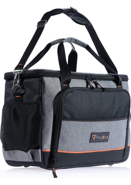 Orta Boy Ağır Hizmet Tipi Profesyonel Bez Alet ve Takım Çantası-Suya Dayanıklı ve Yüksek Mukavemetli