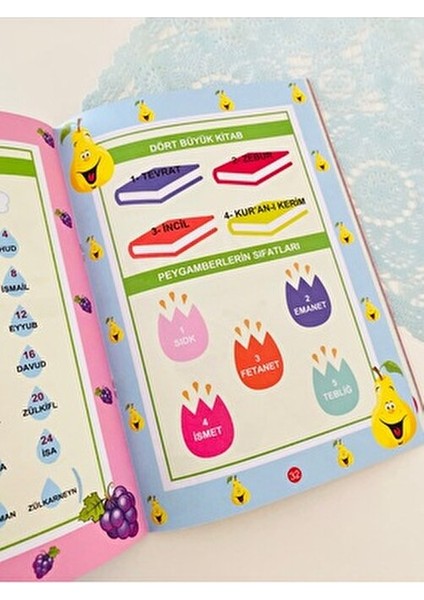 A. Rabia Çetinkaya Elifba Cüzü Boyamalı 64 Sayfa Çocuklar İçin Eğitici Kitap