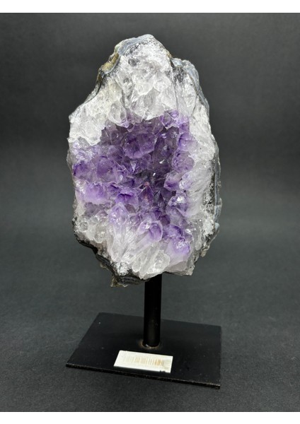 Brezilya Ametist Doğaltaş Siyah Demir Stantlı fiyatları