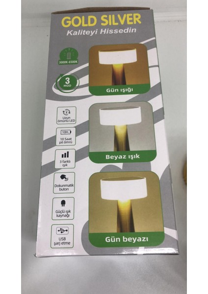 Dokunmatik LED Masa Lambası - 3 Renk Modlu indirimleri