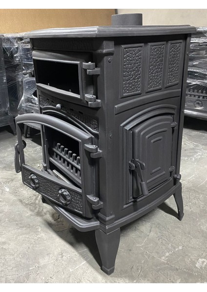 Sirius Mega Yk 156 kg Fırınlı Yan Kapaklı Pik Döküm Şömine Soba FS-013-YK indirimleri