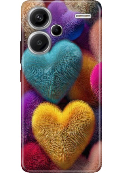 Xiaomi Redmi Note 13 Pro Plus 5g Kılıf Desenli Baskılı Tpu Rubber Kapak Fluffy