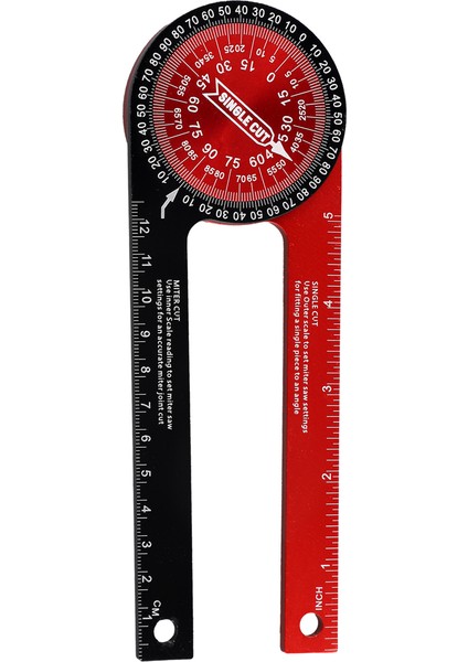 360 Derece Açı Ölçer Ağaç Işleme Yatay Açı Ölçer Açı Kesme Bulucu Dıy Açı Cetveli Açı Ölçüm Cihazı (Yurt Dışından)