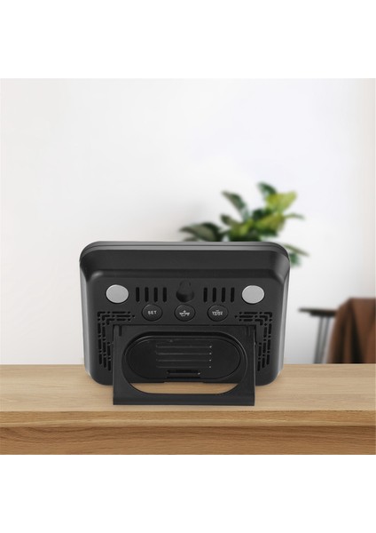 Kapalı Termometre Higrometre: Ev Için Oda Sıcaklık Ölçer Nem Monitörü, Ayaklık, Hava Konfor Göstergesi, Saat, Tarih (Yurt Dışından) indirimleri