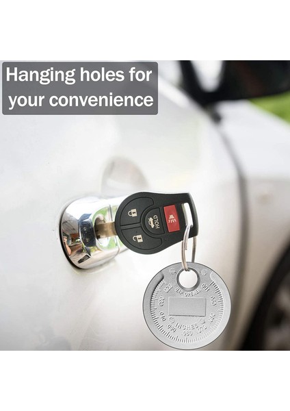 Buji Alanı Aracı Boşluk Ölçer - Teli Buji Alanı Ölçme Aracı, 0,020 Inç'ten 0,100 Inçe Ölçeklendirilmiş (Yurt Dışından) fırsatları