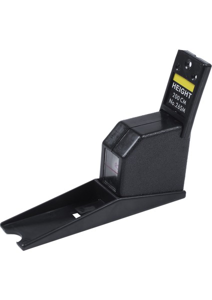 200CM Stadyometre Siyah Duvara Monte Yükseklik Ölçer Büyüme Cetveli cm Metrik Mezura (Yurt Dışından)