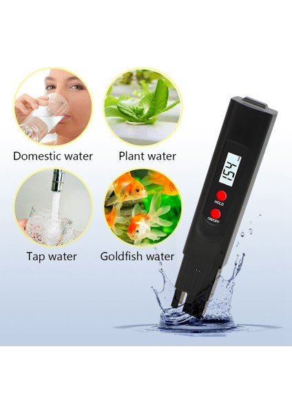 Yüksek Hassasiyetli Su Sertlik Cihazı Ec Tds Test Cihazı Ph Ölçer Akvaryum Havuz Suyu Kalitesi Saflık Test Kalemi (Yurt Dışından) indirimleri