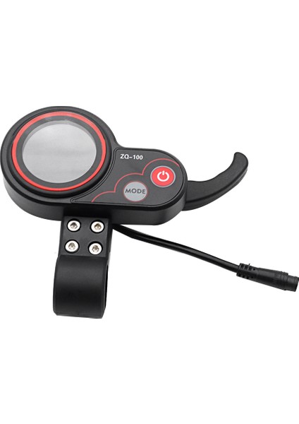 ZQ-100 Kilometre Ölçer Hız Ayarlanabilir Elektrikli Scooter Metre 6 Pin Ekran Elektrikli Scooter Pano Aksesuarları (Yurt Dışından)