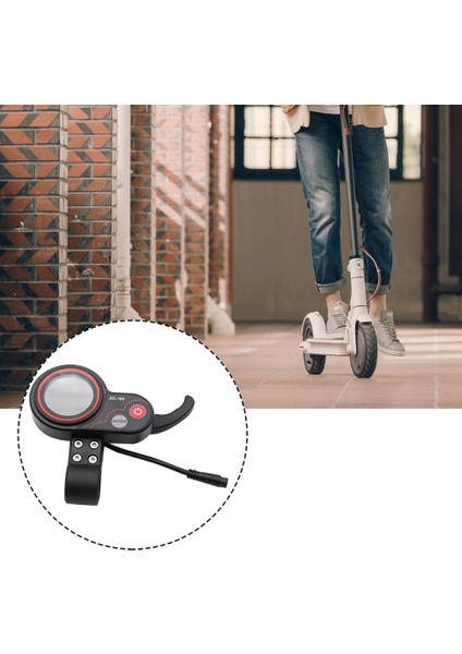 ZQ-100 Kilometre Ölçer Hız Ayarlanabilir Elektrikli Scooter Metre 6 Pin Ekran Elektrikli Scooter Pano Aksesuarları (Yurt Dışından) modelleri