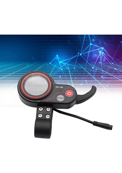 ZQ-100 Kilometre Ölçer Hız Ayarlanabilir Elektrikli Scooter Metre 6 Pin Ekran Elektrikli Scooter Pano Aksesuarları (Yurt Dışından) fırsatları