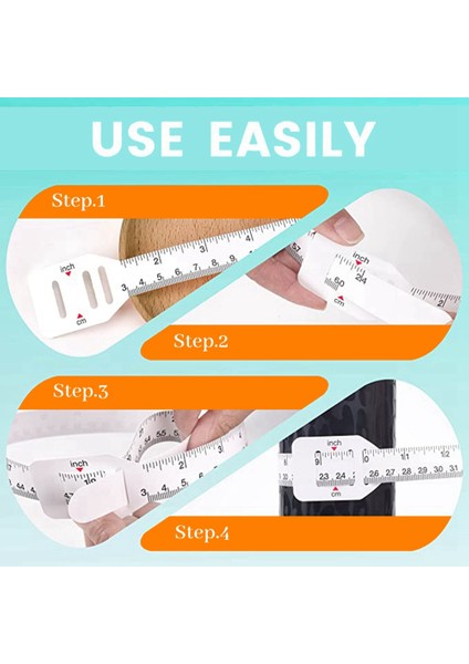 Dakların, Kupaların, Cam Kavanozların ve Dakların Çevresini Ölçmek Için 3'lü Paket Genişlik Ölçer Kendin Yap El Sanatları Yapımcısı (Yurt Dışından) indirimleri