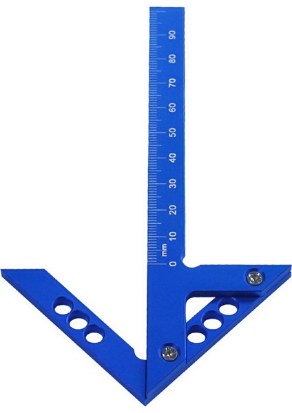 Merkez Çizici Ölçüm Aleti, Ağaç Işleme Çizgi Kalibreleri Ölçer, 45/90 Derece Dik Açı Çizgi Ölçer Marangoz Cetvel Inç (Yurt Dışından) fırsatları