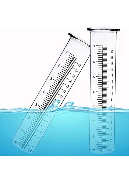 Bahçe, Avlu, Açık Hava Için 7 Inç Kapasiteli 2 Adet Plastik Yağmur Ölçer Yedek Borusu Yağmur Suyu Ölçeri (Yurt Dışından) fiyatları