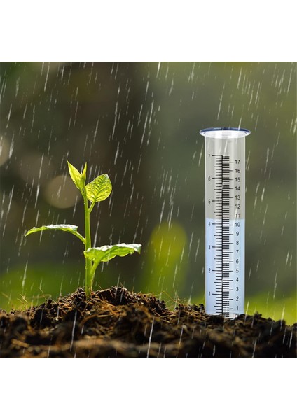 Bahçe, Avlu, Açık Hava Için 7 Inç Kapasiteli 2 Adet Plastik Yağmur Ölçer Yedek Borusu Yağmur Suyu Ölçeri (Yurt Dışından) modelleri