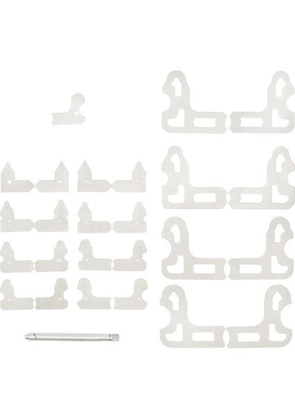 26 Adet Yarıçap Ölçme Seti Kesirli 1/64-1/2 Inç Tutuculu Mastar, Yarıçap Ölçme Aracı (Yurt Dışından) fırsatları