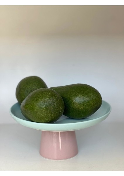 Rengarenk Soft Turkuaz Lila Ayaklı Meyvelik Sunum Kasesi Kek Standı modelleri