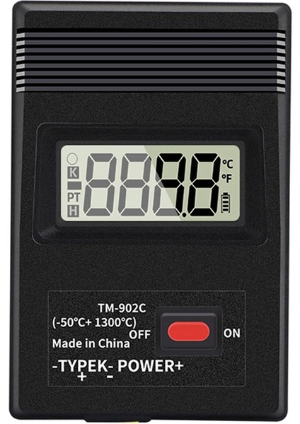 TM-902C K Tipi Dijital LCD Sıcaklık Dedektörü -50℃ Ila 1300℃ Termometre Endüstriyel Termodetektör Metre (Yurt Dışından)