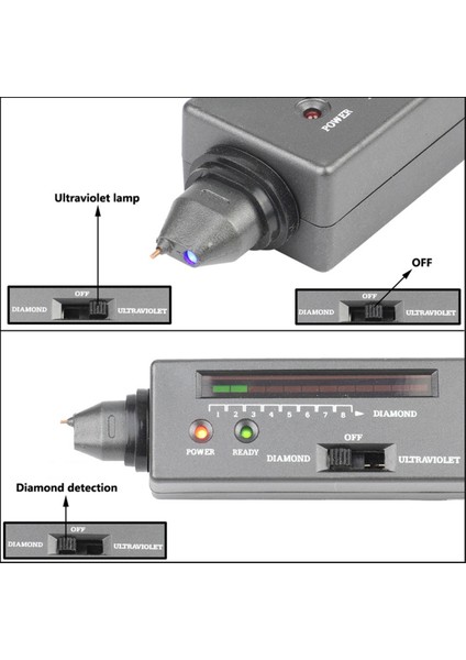 El Tipi Elmas Test Cihazı Moissanite Test Cihazı Elmas Seçici Elmas Değerli Taş Seçme Aracı Yüksek Verimlilik Yüksek Hassasiyet (Yurt Dışından) fırsatları