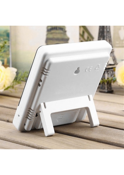 Dijital LCD Iç Mekan Dış Mekan Oda Sıcaklık Nem Ölçer Hava Istasyonu Çalar Saat 4 Tuşlu Model (Yurt Dışından) fiyatları