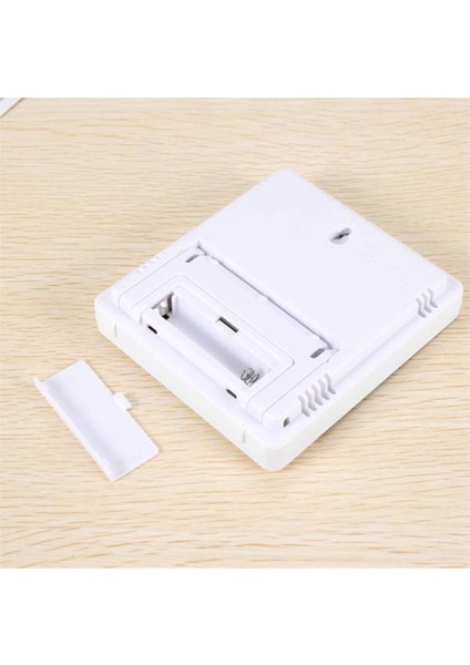 Dijital LCD Iç Mekan Dış Mekan Oda Sıcaklık Nem Ölçer Hava Istasyonu Çalar Saat 4 Tuşlu Model (Yurt Dışından) modelleri